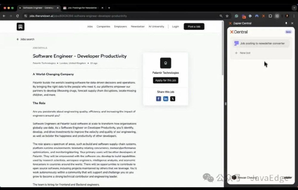 Zapier Central，目前最被低估的 AI 工具之一
